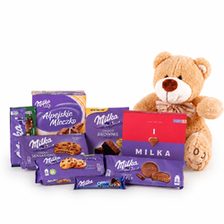 Zestaw Milka z misiem